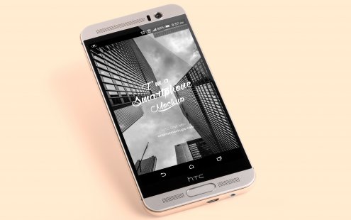 安卓手机样机 HTC One M9+ PSD Mockup 01